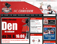 Tablet Screenshot of hcchrudim.cz