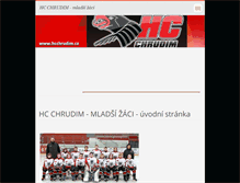 Tablet Screenshot of mladsizaci.hcchrudim.cz